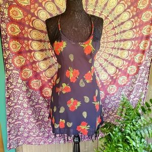 Vintage Cerie Floral Silky Nightie